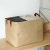 Bolsas de lavanderia cesta de armazenamento de armazenamento de armário dobrável caixa