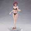 Action Toy Figures 26cm UnionCreative Anime Illustration Kinshi no ane Swimsuit Sexy Girl PVC Action Figure Game Statue Collection Adult Collection Model Doll Y240415