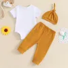 Kläder sätter Baby Boy Half Birthday Outfit Way Around the Sun Romper Pants Hat 3st Cake Smash