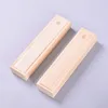 Butelki do przechowywania 100pcs/działka drewniana pałeczka noża Set Set Pudełko Niezlip Case Portable Travel Strewa