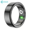 COLMI R02 Smart Ring Military Grade Steel Shell Health Monitoring IP68 3ATM Waterproof Multisport Modes 240415