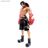 Acción Figuras de juguete 26cm Imagen de acción integrada DX10th Anniversary Fire Fist Cl Escal D Ace Luffy Brother Toys Colección de anime japonesa PVC M Y240415