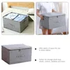 Storage Bags Sundries Organizer Book Case Collapsible Bins Toys Holder Lids Household Container Organizing Large