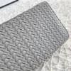 Wallets Retro Casual Simple Coin Purse Weave Card Bag Long Women Korean Style Leather Clutch