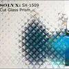 Autocollants de fenêtre 90/45 200cm de qualité supérieure PVC 3D Small Square Translucenc Film de verre décoratif en verre décoratif Simple Design