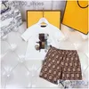 Ensembles de vêtements pour les tout-petits t-shirts shorts jupe enfants pour garçons filles vêtements coton nouveau-né babykids concepteur bébé combinaison drop délivre ot9qu