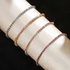 Estilo boêmio Requintado conjunto de diamantes de bracelete deslizante Jóias femininas