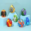 Dinosaur Deformation Toy Deformation Egg Simulazione dei bambini Dragon Egg Ultraegg 8,5 cm Set Boy Gift Wholesale all'ingrosso