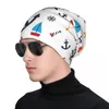 Bérets nautique motif transparent hommes hommes femmes bonnets adultes caps tricot chapeau chapeau chaud hip hou