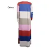 Robes décontractées 2 pièces Set Print Party Long Maxi Robe Africain pour femmes Dashiki Stripe Robe Dames Vêtements Vêtements