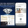 1,5CT Овальные ювелирные изделия из бриллиантовых украшений Moissanite для женщин с сертификатом тестирования модные серстные серьги кольцо набор свадебных подарков для девочки