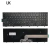 Keyboards Nya US/UK/SP -tangentbord för Dell Inspiron 15 5557 5555 7748 3548 3568 3543 17 5478
