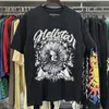 24SS Mens Hellstar Shirt Fashion Luxury T-Shirt Designer T-shirt Summer Summer 100% algodão Camiseta impressa camiseta haikyuu moda street hip hop roupas h107