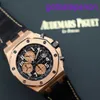 Highend AP Wrist Watch Royal Oak Offshore Series Mens 42mm Diamètre Precision Steel 18K Rose Gold Casual Watch 26470OR.OO.A002CR.02