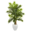 Decorative Flowers Areca Palm Artificial Tree In White Planter (Real Touch)