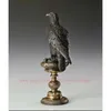 Decorative Figurines 39CM Large--TOP Business ART Success Auspicious Mascot Arabia Eagle Falcon Hawk Statue-HOME Office Company Efficacious