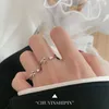 Кластерные кольца 925 стерлинговой серебряной бабочки с открытым кольцом для женщин в стиле минималистские украшения с личностью и уникальным обаянием