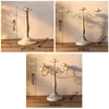 Candle Holders European 5-Arms/3 Arms Iron Candlestick Retro Holder Ornament Wedding Decoration Table Centerpieces Home Decor