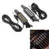 Кабели 12Sound Hole Guitar Pickup Acoustic Electric Transducer для акустического гитарного магнитного предусилителя с регулятором громкости тона, аудиокабель