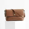 Torba łańcucha pod pachami 2024 Spring Fashion miękka krowi crowhide crossbody crossbody