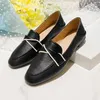 Casual Shoes Slip On Flat For Women Moccasins High Quality Office Ladies Black White Loafers Penny Zapatillas De Mujer