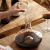 1800 ml Big Decanter Decanter a mano Crystal Red Wine Brandy Glasses Bottle Pourer Aerator per Family Bar 240415