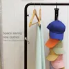 Hooks Hat Rack For Closet Baseball Holder Organizer Rod Hanger Storage Strap Wide Brim Hangers