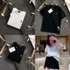 シャネルズデザイナーTシャツスウェットシャツメンズデザイナー刺繍スプライシングデザインラウンドネック短袖TシャツユニセックスメンズTシャツ女性