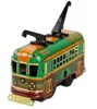 Lustige Erwachsene Kollektion Retro Wind -up Toy Metal Zinn Moving Tram Bus Car Model Mechanische Uhrwerke Kinder Geschenk 240408