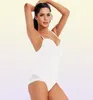 Underwire White Bodysuit Women Shapers растягивает сплошное цвето