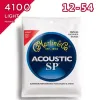 Cables MartinGuitar MSP4100 SP Phosphor Bronze Light Acoustic Guitar Strings, 012054