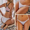 Bragas para mujeres Finetoo Sexy Women Rear Kist Waist Algodón de algodón Hueco para niñas Bikini de bajo altura Lencería cómoda