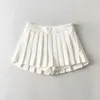 Skirts DEEPTOWN Summer Sexy Mini With Short Womens High Waist Vintage Pleated Skirt Korean Tennis White Black