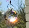 Décorations de jardin 15 mm-40 mm AB Clear Crystal Ball Prism Sunshine Catcher Rainbow Pendants Maker Hanging Crystal Prisms for Windows Gift