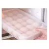 Bottiglie di stoccaggio 2 Contenitori di uova trasparenti con coperchio 48 uova facili trasporto di partiesche per lavastoviglie