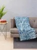 Couvertures J-Hope Blue Side Art Throw