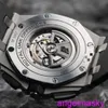 Słynny zegarek AP nadgarstek Royal Oak Offshore 26400 Diameters 44 mm Białe tło Czarne talerz rozrządu Panda
