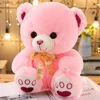 Plush Dolls New Huggale High Quality Toy Cute Cartoon Big Teddy Bear Plush Toys Stuffed Plush Animals Bear Doll Birthday Gift For Children Y240415