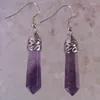 Boucles d'oreilles en peluche agate / malachite verte / rhodonite / amethyst / opale / tigereye / grès / rose cristal / lapis gemme joelry