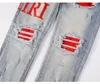 amari jeans fashion amirir jeans для мужонких брендов дизайнер бренд черные джинсы разорванные брюки.