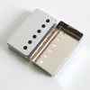 Kabel 2pcs 49,2 mm rohes Nickel Silber Humbucker LP -Gitarren -Pickup -Cover in Chrom/Nickel/Schwarz/Gold -Farben für Vintage PAF -Pickups