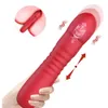 Volledig automatische telescopische vibrator voor dames gesimuleerde penis telescopisch voor volwassen seksuele producten UOM9