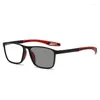 Lunettes de soleil Tendance Anti-Blue Lumières Lunets de lecture Portable Anti Slip Pochromic Sports Presbye Anti-Collision