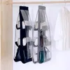 Storage Bags Wardrobe Closet Transparent Bag Hanging Handbag Organizer Home Backpack