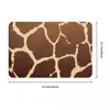 Carpets Giraffe Pattern 24" X 16" Non Slip Absorbent Memory Foam Bath Mat For Home Decor/Kitchen/Entry/Indoor/Outdoor/Living Room