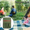 Aufbewahrungstaschen Canvas Bag Campingstuhl Arm Handy Multi -Taschenhänge -Organisatoren