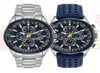 Luxe waterdichte kwarts horloges Business Casual Steel Band Watch Men039s Blue Angels World Chronograph WripReatch 2112317148427