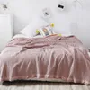 Blankets Striped Cotton Blanket For Bed Thin Summer Quilt Autumn Sheet Gauze Spread Cover Double Sofa Throw