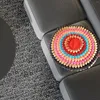 Kudde runt säte Ottoman Tatami Mat Meditation Pouf Boho