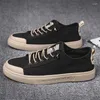 Casual Buty Summer Canvas dla mężczyzn Sneakers Tenis Masculino Lac-up Walking Zapatillas Hombre 9101